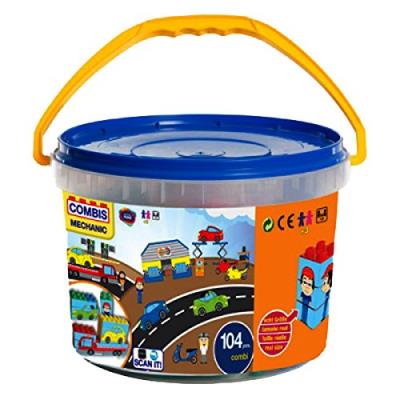 Game movil - 87407 - combisticker blocs - atelier - 104 pièces dans un seau
