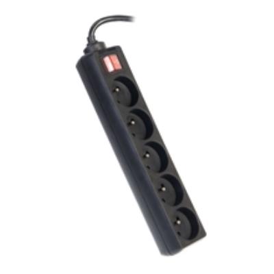 Unité de distribution dénergie tracerpower patrol 5 m noir (5 prises) tralis20729