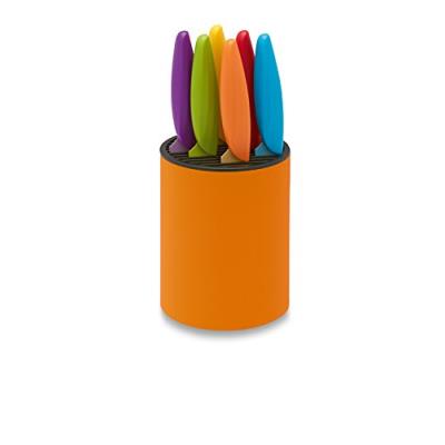Ausonia 96435 bloc couteaux colorés orange