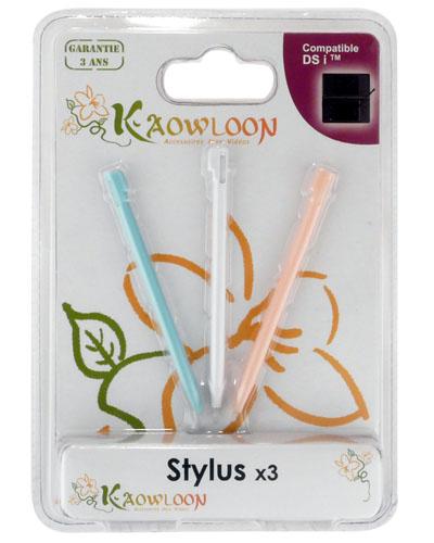Pack de 3 Stylet de couleur pour Nintendo Dsi