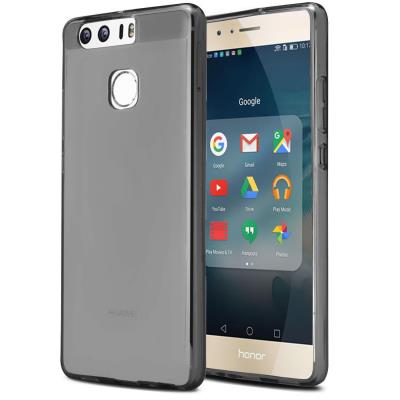 Housse Huawei Honor 8, Etui Housse Coque de protection Ultra Fine Silicone TPU Gel Pour Huawei Honor 8 (Jelly - Noir)