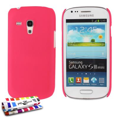 Coque Rigide Ultra-Slim Le Pearls Rose bonbon pour SAMSUNG GALAXY S3 MINI