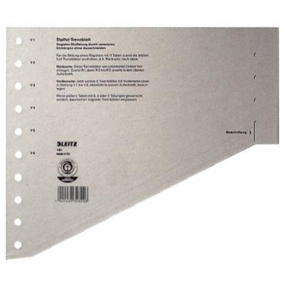 Esselte-leitz 16510085 intercalaire cartonnée format a4 (gris)