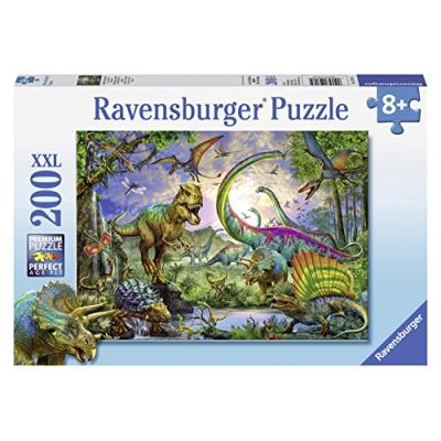 Ravensburger - 12718 - puzzle enfant classique - royaume dinosaures - 200 pièces xxl