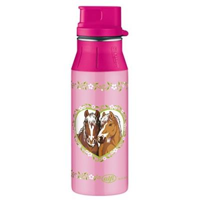Alfi elementbottle cheval, bouteille avec joint en silicone, bouteille de sport, gourde, inox, rose, 0,6l, 5377148060