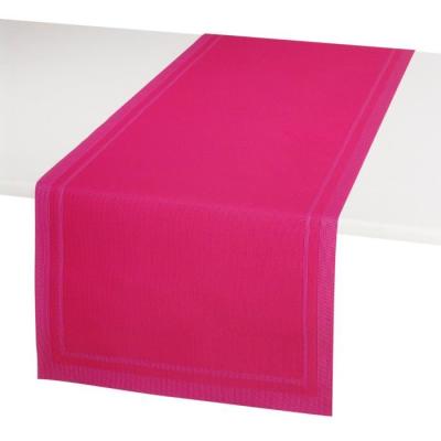 Chemin de Table en PVC YUCO FUSHIA 46x140cm