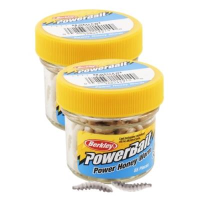 Berkley powerbait leurres teignes blanc twin pack 55 pack