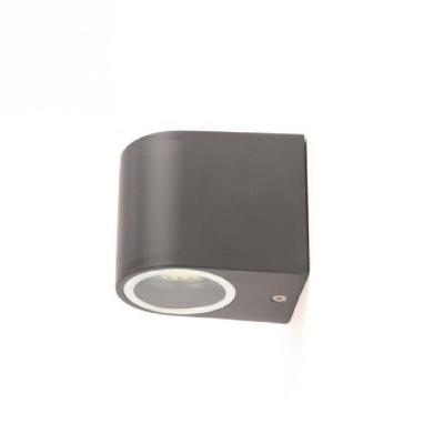 Applique bastia simple, aluminium couleur noir, 220-240v, gu10 21 led 1,3w ambre incluses ranex 5000.332