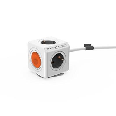 Allocacoc power cube 1513 euexrm chargeur extendeur pour smartphone tablette usb 2.1 orange blanc