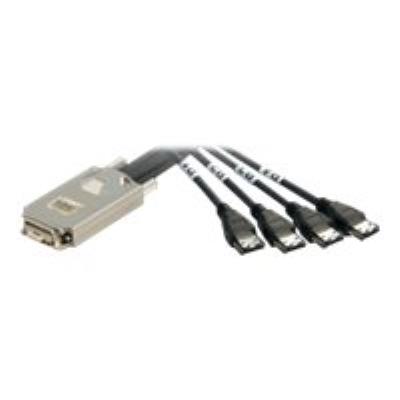 Lindy SAS/eSATA II Multilane Cable - SATA / SAS-kabel - 1 m