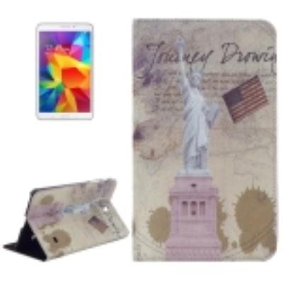 Galaxy Tab 4 8.0 T330 : Coque Housse Cuir (PU) « Statue de la Liberté »