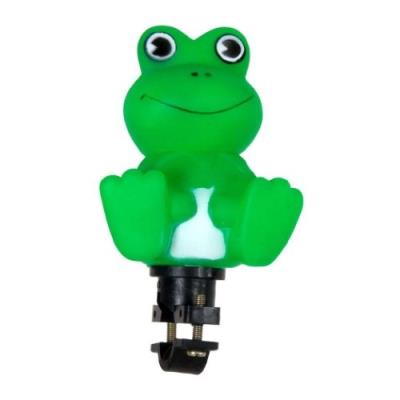 Point 16016601 avertisseur pour enfant modèle grenouille fixation pour guidon vert