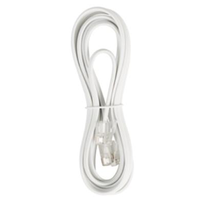 Câble de télécommunication à connecteur rj11 mâle vers rj11 mâle 10,0 m blanc valueline