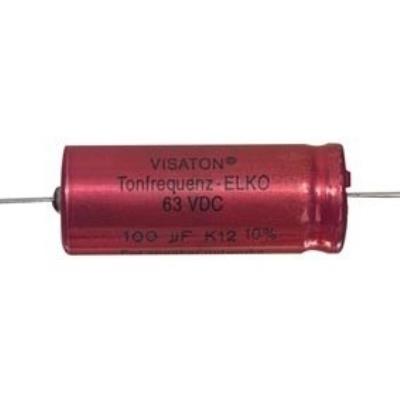 Bipolaire elco 100 uf 63 v visaton 5388