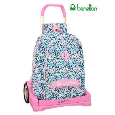 Benetton Garden Sac à dos Cartable avec roulettes evolution 3