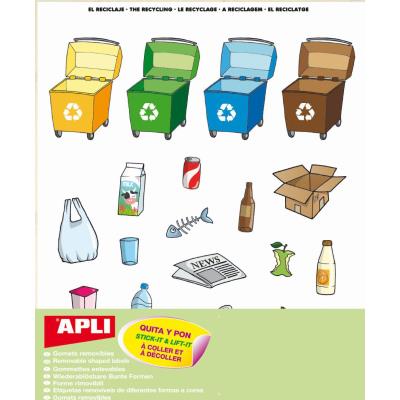 Gommettes - Le recyclage x 69