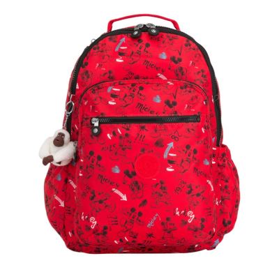 Kipling sac à dos Seoul Go Mickey Sketch Red