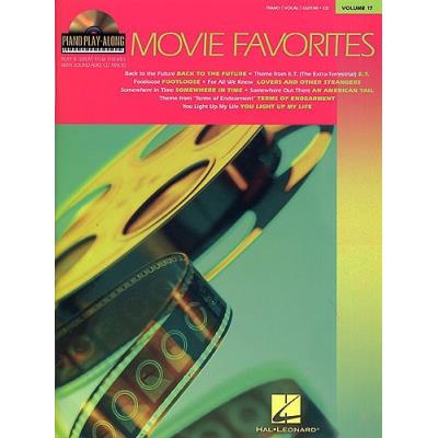 Piano Play-Along Vol.017 Movie Favourites + Cd