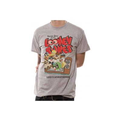 T-shirt - Looney Tunes - Tv Rétro Taille M