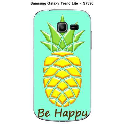 Coque Samsung Galaxy Trend Lite S7390 Ananas Emeraude Be Happy