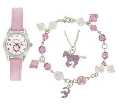 Shivas - Coffret Montre + Collier + Bracelet Cheval
