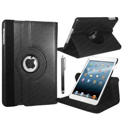 Stuff4® - Housse Noir pour Apple iPad 2 / 3 / 4 avec mécanisme de 360 degrés