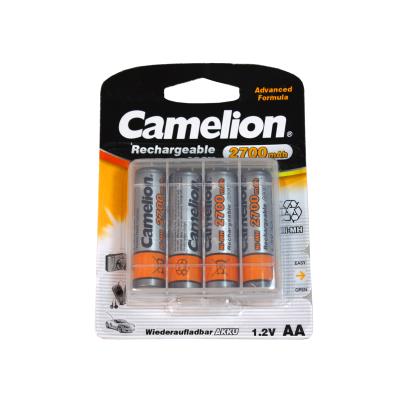 Camelion - 4 piles rechargeables ( accus ) AA / LR6 NiMH 2700mAh