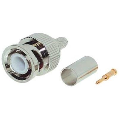 Shiverpeaks connecteur à sertir basic-s bnc, câble coaxial bs98802-1