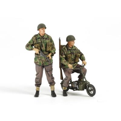 Figurines militaires : paras britanniques & mini-bikes tamiya
