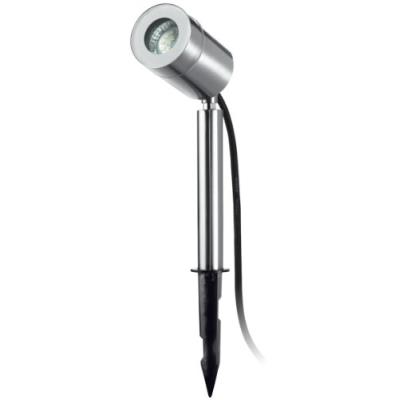 Ranex 5000.470 spot de jardin led sur piquet métal plastique verre bossé