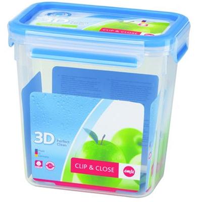 Emsa boîte alimentaire hermétique 1.6l 508543 clip & close 3d