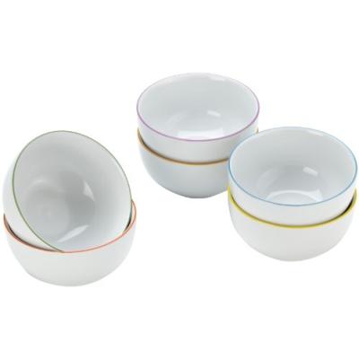 ARZBERG 2100/70657/3225 CUCINA COLORI SERVICE BOL EN PORCELAINE 6 PIÈCES COFFRET CADEAU ROUGE ARZBERG