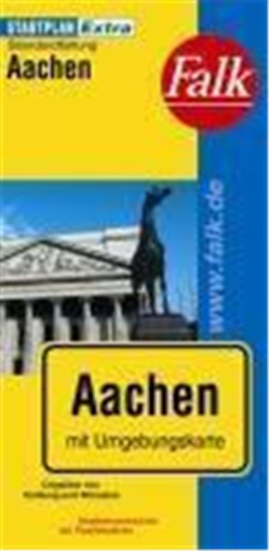 Falk Stadtplan Extra Aachen mit Umgebungskarte
