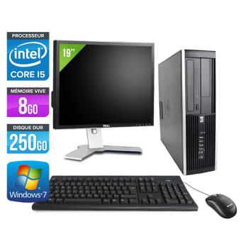 Pc De Bureau Hp Elite 8200 Sff Ecran 19 Noir Intel Core I5 2400 3 10 Ghz Ram 8 Go Hdd 250 Go Dvd Gigabit Ethernet Windows 7 Professionnel Ordinateur De Bureau Achat Prix Fnac