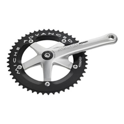 Miche primato advanced pédalier à pignon fixe pour piste argent 175 mm