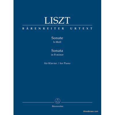 Partitions classique BARENREITER LISZT F. - SONATE IN H-MOLL - PIANO Piano
