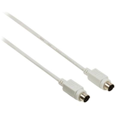 Câble ps2 à connecteur ps2 mâle vers ps2 mâle 3.00 m ivoire valueline