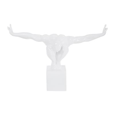 Statue Athlète blanc