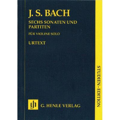 Partitions classique HENLE VERLAG BACH J.S. - SONATAS AND PARTITAS BWV 1001-1006 FOR VIOLIN SOLO (NOTATED AND ANNOTATED VERSION) Violon