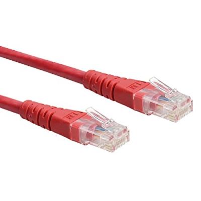 Cordon roline cat.6 utp, rouge, 0,3m 21.15.1511