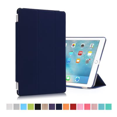 Etui en PU trois plis Wake Sleep pour iPad pro 9.7 pouces - Bleu