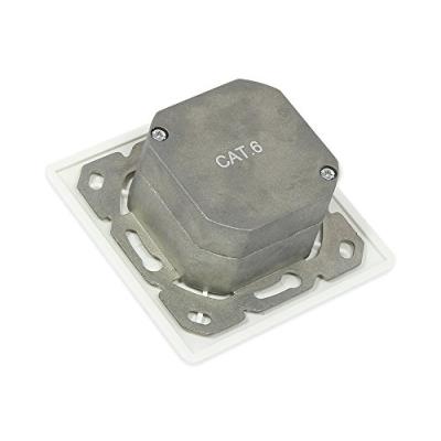 Good connections adaptateur prise 2 x rj45 cat6 geschrimt saillie blanc de signalisation, gc-n0026
