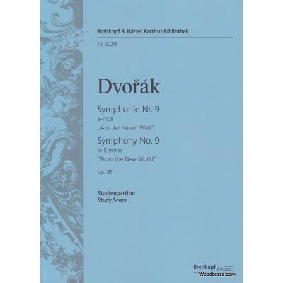 Partitions classique EDITION BREITKOPF DVORAK A. - SYMPHONIE N°9 NOUVEAU MONDE EN MI MINEUR OP. 95 - CONDUCTEUR POCHE Format poche
