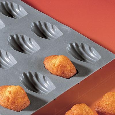 Elastomoule - moule en silicone - Portions Madeleine 300 x 176, soit 9 alvéoles