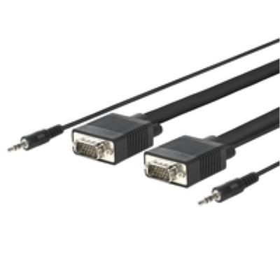 Pro vga + audio m - m 30 m high flexible jacket. profusion provgas30