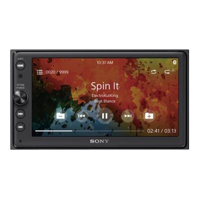 Sony XAV-AX100 - récepteur numérique - affichage 6.4 po - unité intégrée au tableau de bord - Double-Din