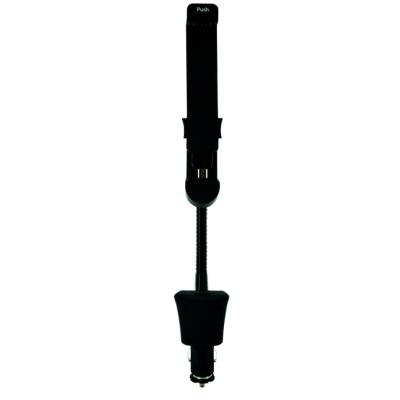 Schwaiger Smartphone Holder (Micro USB) - Autohouder/oplader - zwart