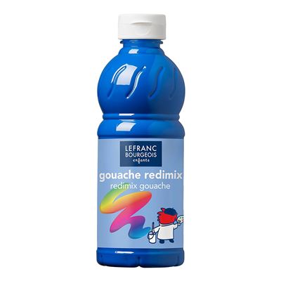 Gouache Redimix Color and Co-, Primärblau, Tempera Kinderfarbe - 500ml