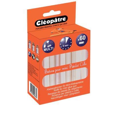 Bâton de colle universelle pour pistolet - 60 pièces - Cléopâtre