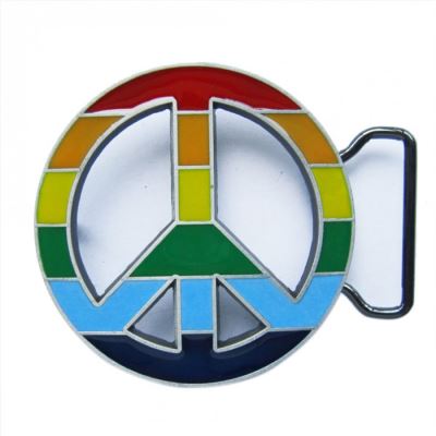boucle de ceinture peace coloré homme femme rasta music